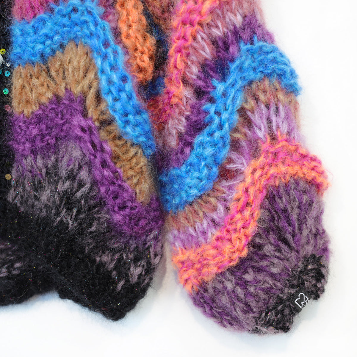 Patrón de tejido - Cárdigan corto de mohair grueso Maple Wave n.º 12 (ENG-DE-NL-ES-FR-IT-DA-SV-NO)