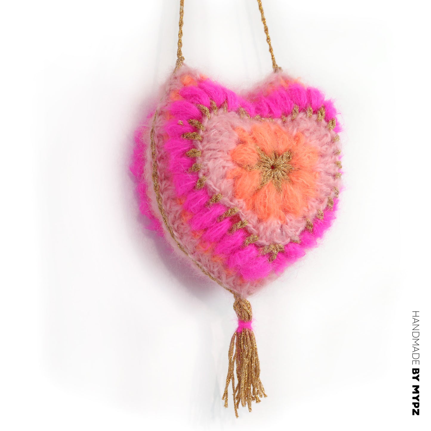 Patrón de crochet - Bolso corazón 3D MYPZ (ENG-NL-DE-FR-ES)