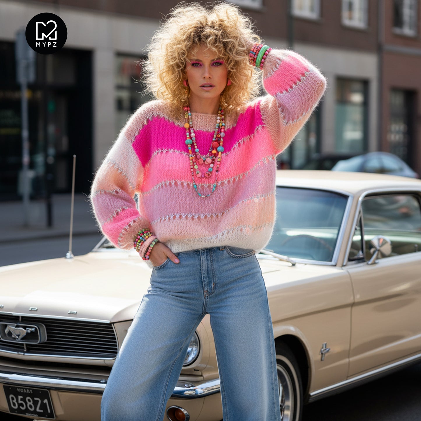 Knit pattern – MYPZ Light Mohair Pullover Evita No10 (ENG-NL-DE-FR)