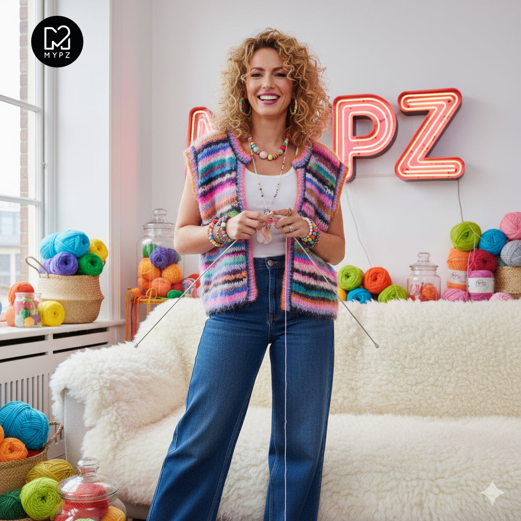 Knit pattern - MYPZ Vest Funkytown no6 (ENG-NL)