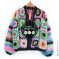 Kit de ganchillo - MYPZ Dreamy Granny cárdigan bomber cuadrado Off White (ENG-NL-ES)