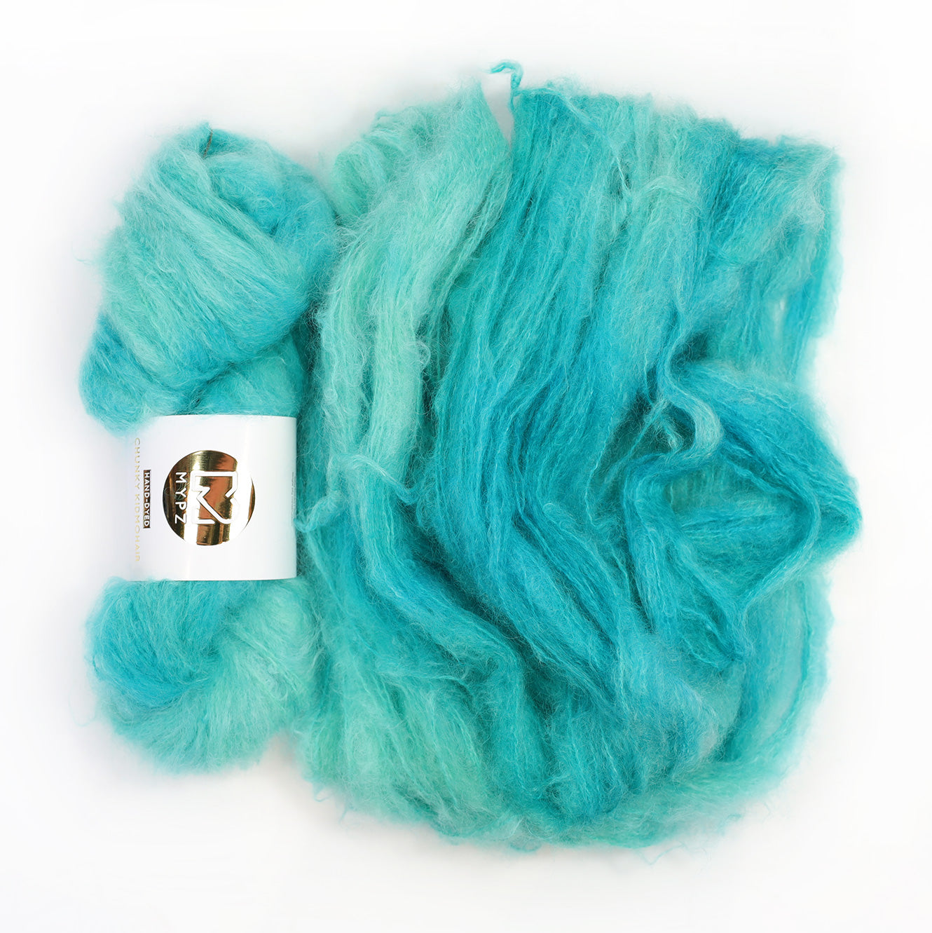 MYPZ Chunky kidmohair – hand-dyed Seabreeze