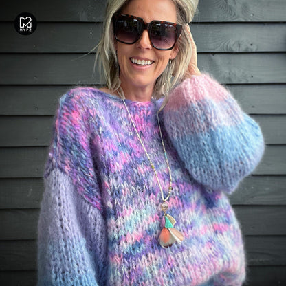 Kit para tejer – MYPZ Basic Chunky Pullover Apache No15 – Principiante (ENG-NL-FR-ES)