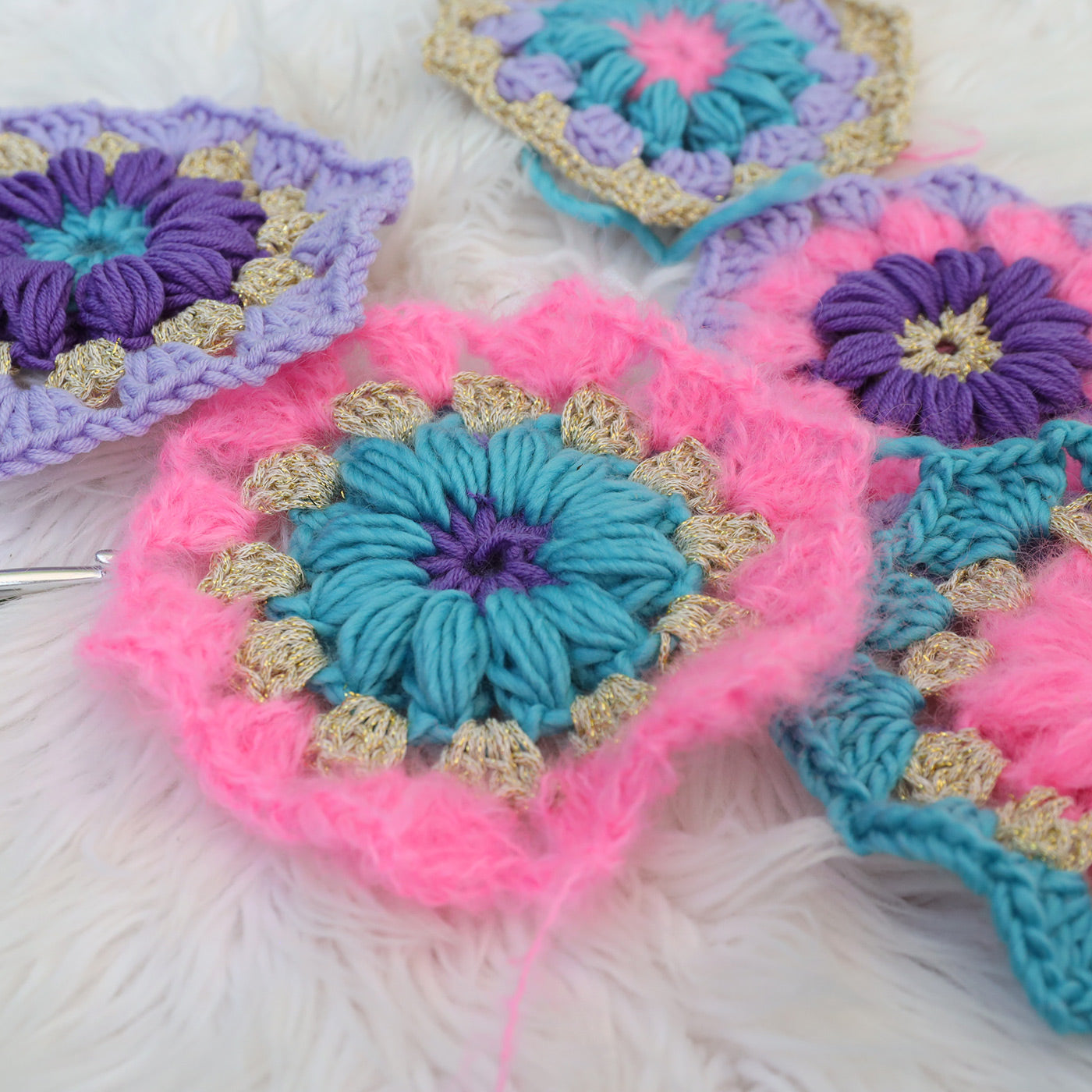 Crochet kit - MYPZ hexagon bag Pacha (ENG-NL-DE-ES)