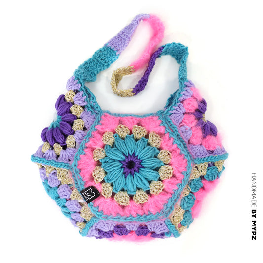 Kit de crochet - Bolsa hexagonal MYPZ Pacha (ENG-NL-DE-ES)