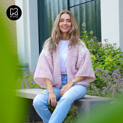 Knitting Kit – MYPZ Light Mohair Cardigan Jewel no10 (ENG-NL-DE)