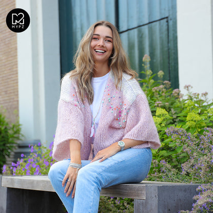 Knitting Kit – MYPZ Light Mohair Cardigan Jewel no10 (ENG-NL-DE)