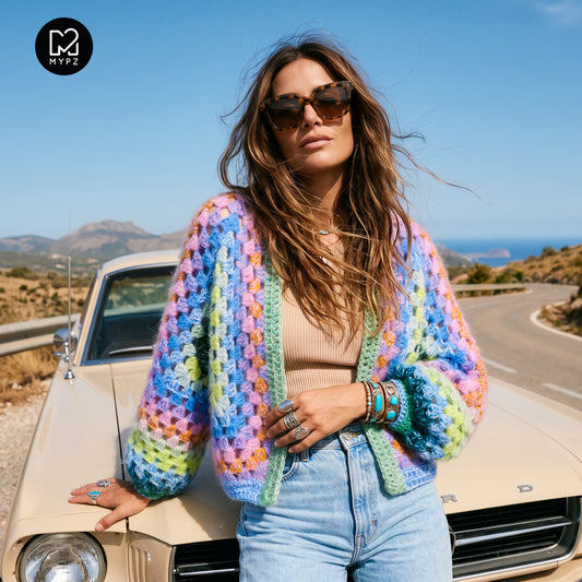 Crochet kit - MYPZ Hexagon Cardigan Lemon Garden (ENG-NL-DE)