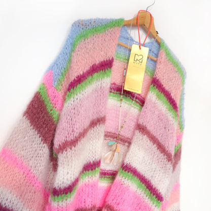 MYPZ Light Mohair cardigan Candy Clouds