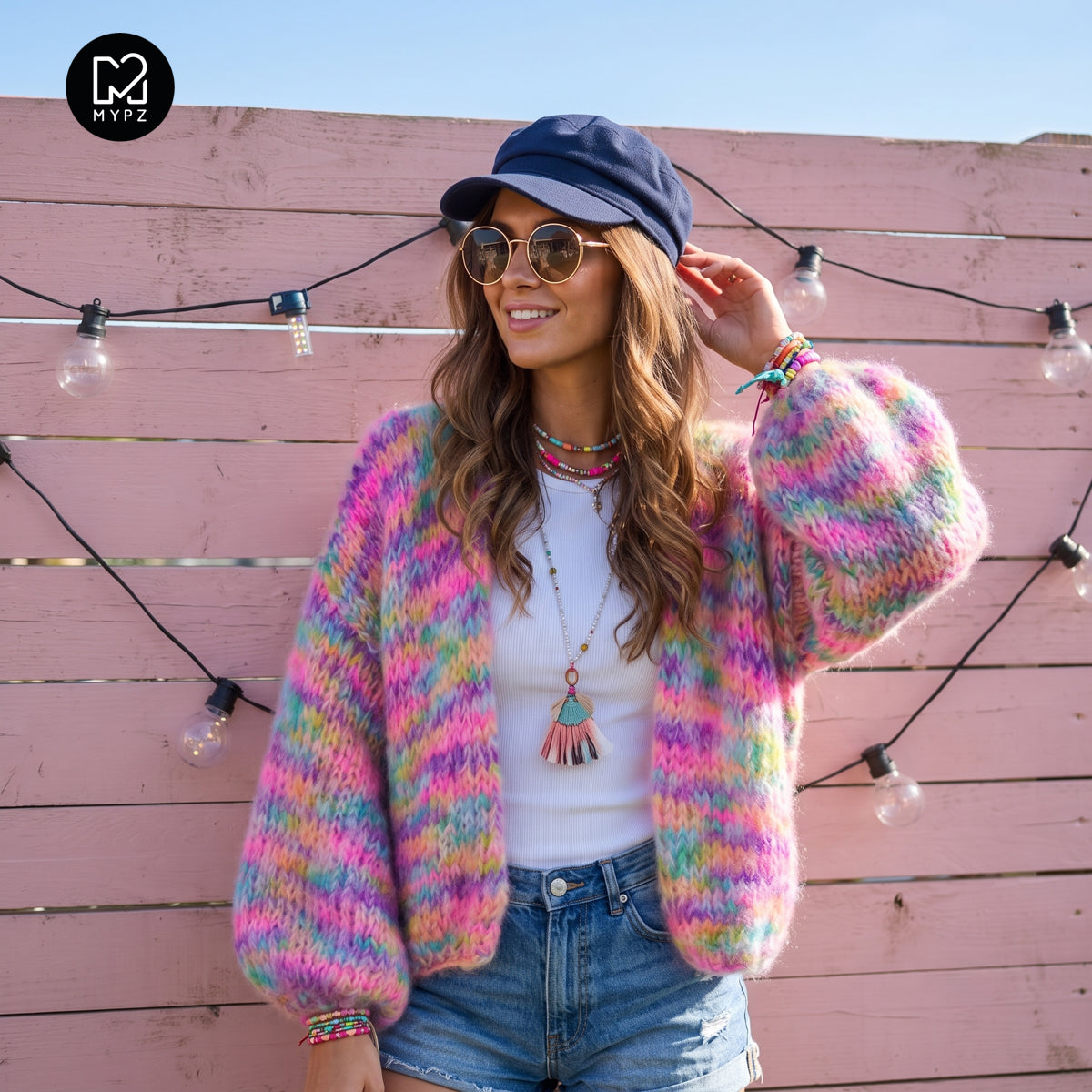 Knitting Kit – MYPZ Short Chunky Mohair Cardigan Maia No.15 (ENG-NL-DE)