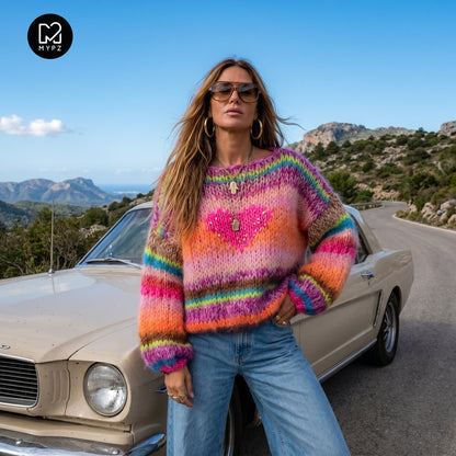 Knitting Kit – MYPZ Short Chunky Pullover Nomad Nights No15 (ENG-NL-DE)