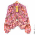 Patrón de ganchillo - cárdigan corto Wildflower MYPZ Pecan (ENG-DE-NL-ES-FR-IT-DA-SV-NO)