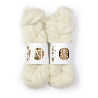 MYPZ Suri Silk DK – hand-dyed Off White