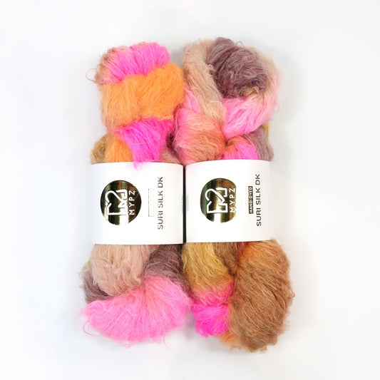 MYPZ Suri Silk DK – teñido a mano Pecan