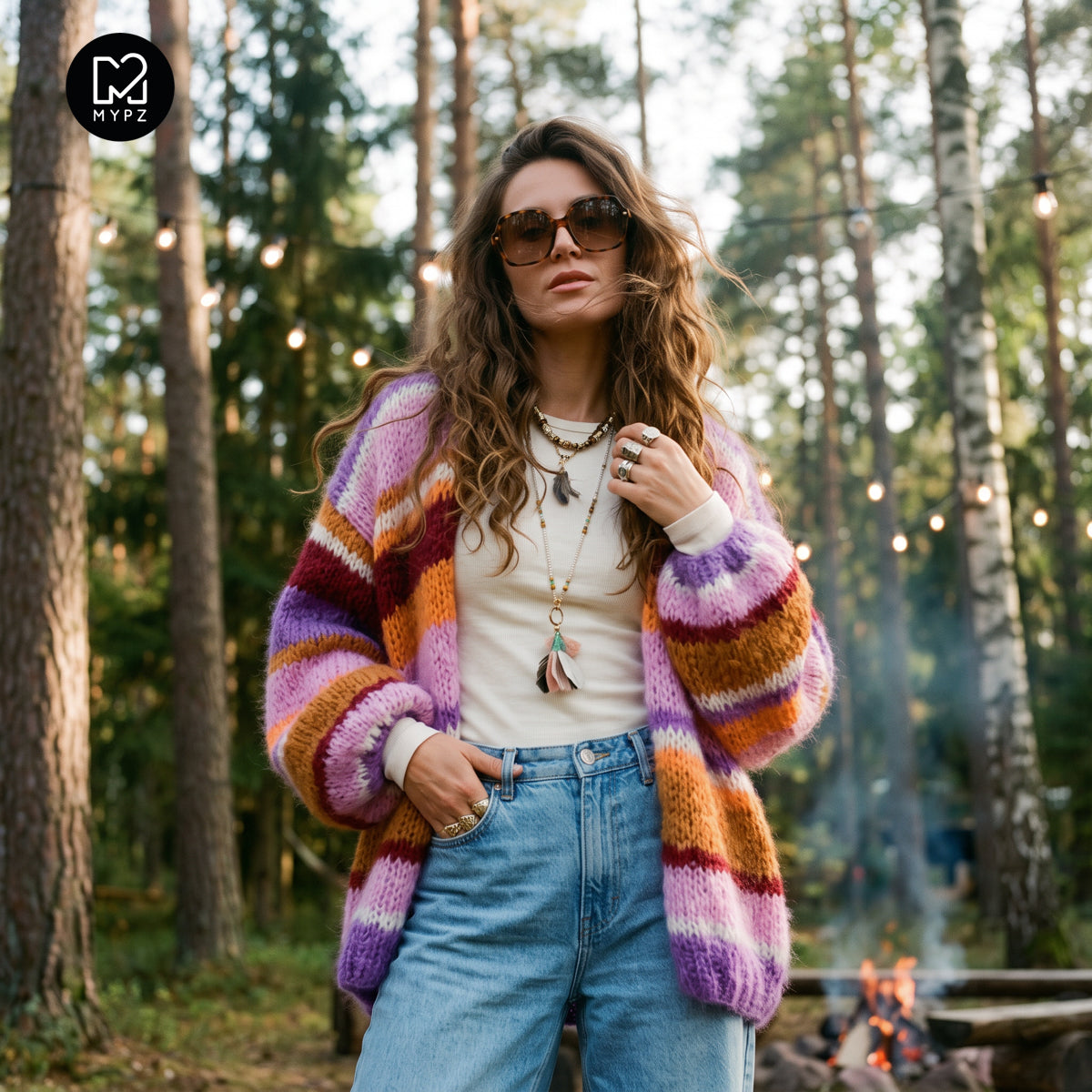 Knit Pattern – MYPZ Light Alpaca Cardigan Sweet Hugs No10 (ENG-DE-NL-ES-FR-IT-DA-SV-NO) 