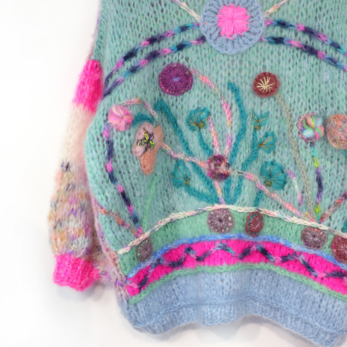 Cárdigan MYPZ Wild Romance de mohair grueso