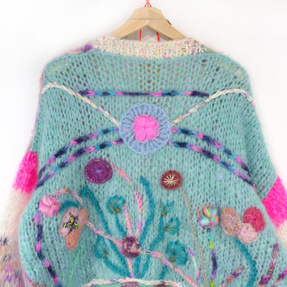 Cárdigan MYPZ Wild Romance de mohair grueso