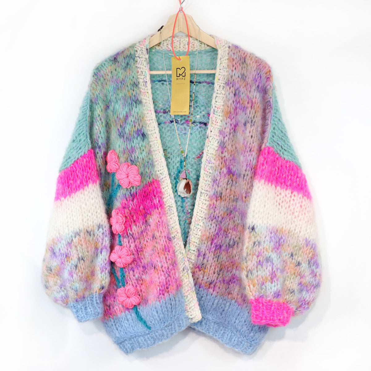 Cárdigan MYPZ Wild Romance de mohair grueso