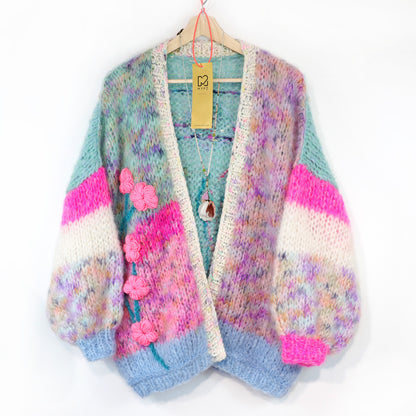 Cárdigan MYPZ Wild Romance de mohair grueso