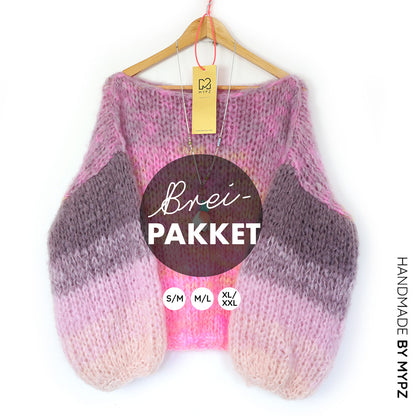 Kit para tejer – MYPZ Basic Chunky Pullover Apache No15 – Principiante (ENG-NL-FR-ES)