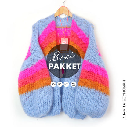 Kit para tejer – MYPZ Chunky Mohair Cardigan Piece No.15 (ENG-NL)