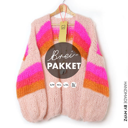 Kit para tejer – MYPZ Chunky Mohair Cardigan Piece No.15 (ENG-NL)
