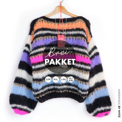 Knitting Kit – MYPZ Basic Light Mohair Pullover Lux no10 (ENG-NL-DE)