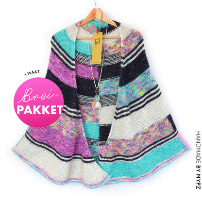 Knitting Kit - Wings of Color Shawl No6 (ENG-NL)