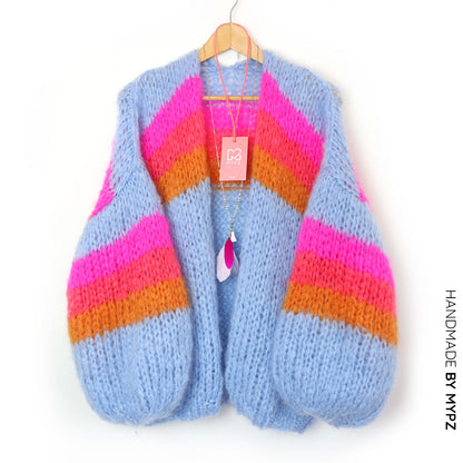 Kit para tejer – MYPZ Chunky Mohair Cardigan Piece No.15 (ENG-NL)