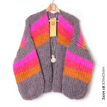 Kit para tejer – MYPZ Chunky Mohair Cardigan Piece No.15 (ENG-NL)
