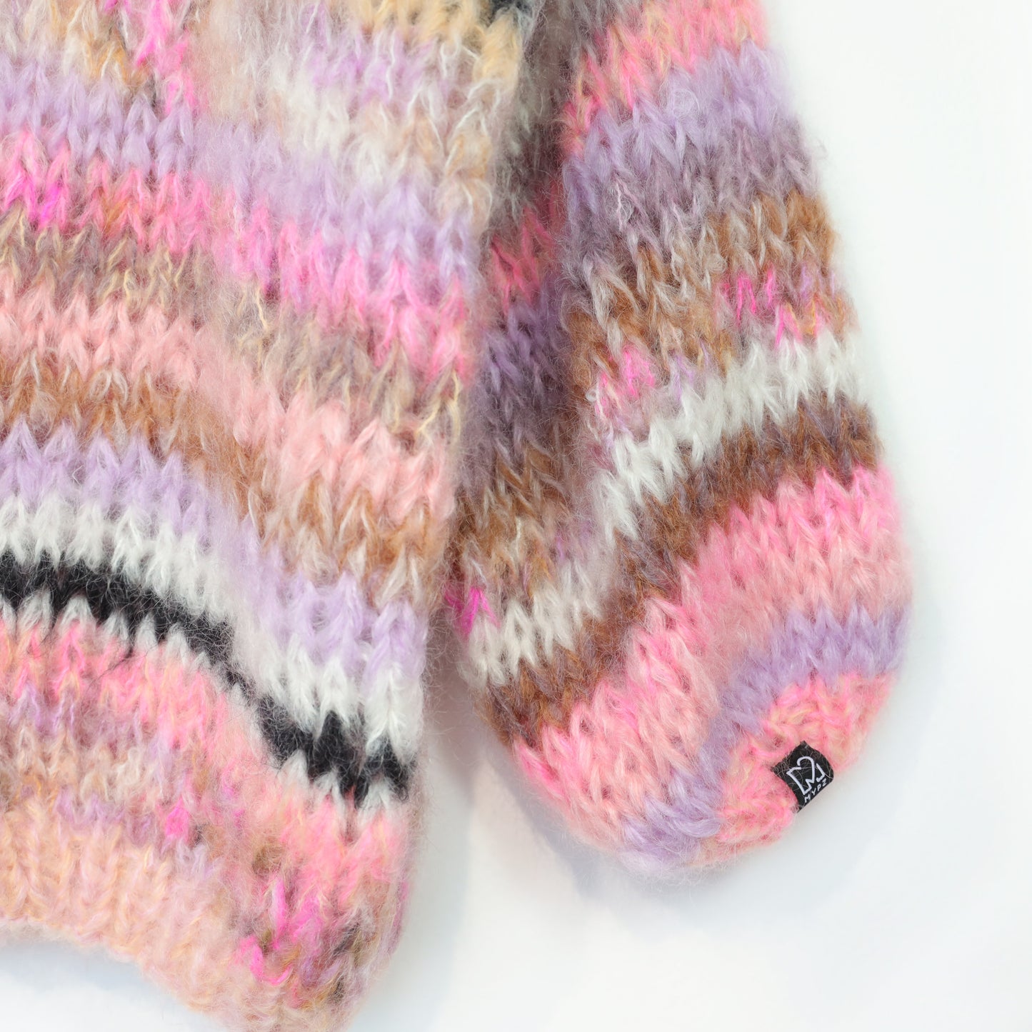 Knitting Kit – MYPZ Chunky Mohair Cardigan Funky Caramel No.15 (ENG-NL-DE)