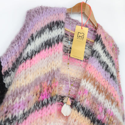 Knitting Kit – MYPZ Chunky Mohair Cardigan Funky Caramel No.15 (ENG-NL-DE)