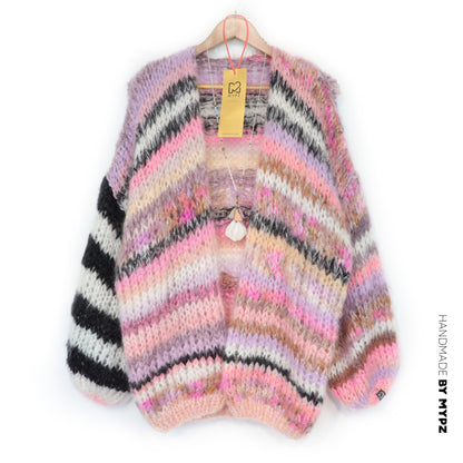 Knitting Kit – MYPZ Chunky Mohair Cardigan Funky Caramel No.15 (ENG-NL-DE)