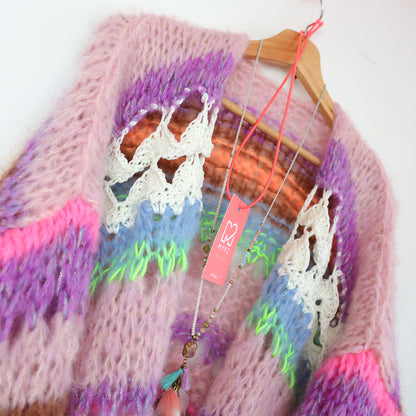 Knitting Kit – MYPZ Chunky Mohair Cardigan Miami No.15 (ENG-NL)