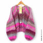 MYPZ Short Chunky Mohair Cardigan Valentine