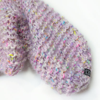 MYPZ Short Chunky Mohair Cardigan Confetti Nights