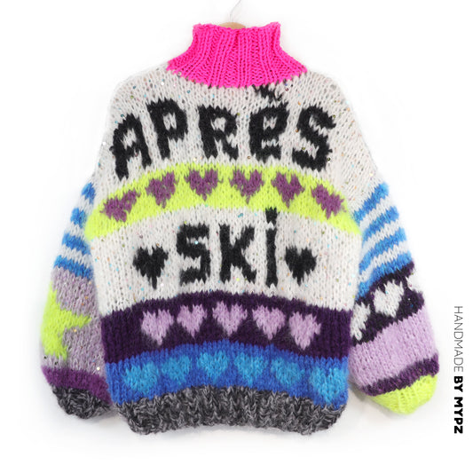 Kit de punto - Jersey de mohair grueso MYPZ Après Spark n.º 9 (ENG-DE-NL-ES-FR-IT-DA-SV-NO)