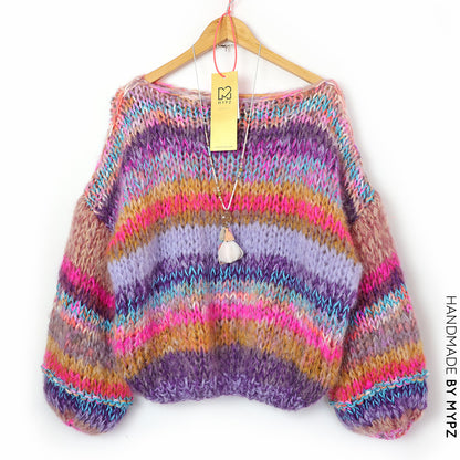 Kit para tejer – MYPZ Basic Chunky Pullover Apache No15 – Principiante (ENG-NL-FR-ES)