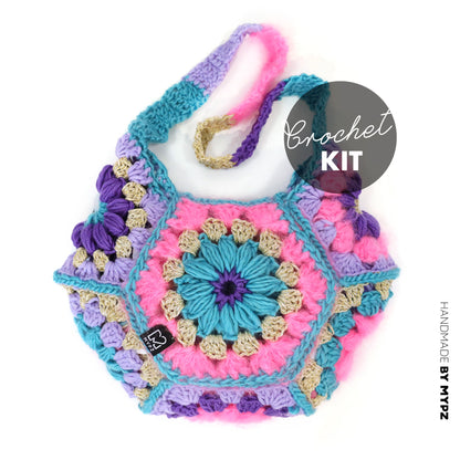 Crochet kit - MYPZ hexagon bag Pacha (ENG-NL-DE-ES)