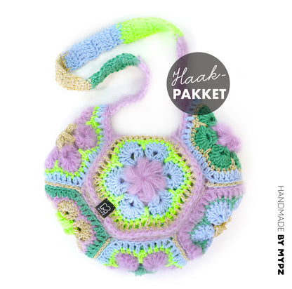Crochet kit - MYPZ hexagon bag Cocktail (ENG-NL-DE)
