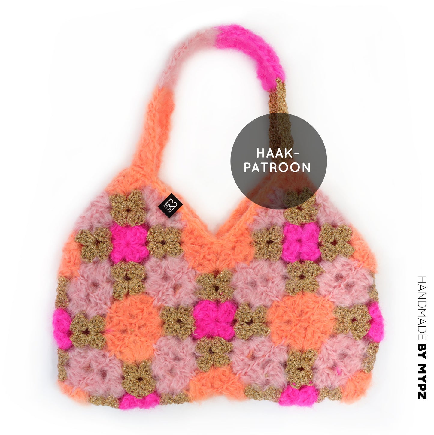 Patrón de crochet - bolso MYPZ Diamonds (ENG-NL-DE-FR-ES)