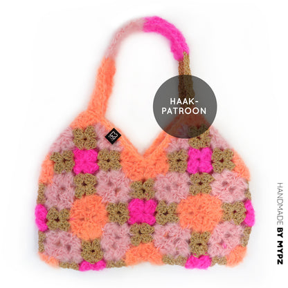 Patrón de crochet - bolso MYPZ Diamonds (ENG-NL-DE-FR-ES)