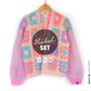 Kit de ganchillo - MYPZ Dreamy Granny cárdigan bomber cuadrado Off White (ENG-NL-ES)