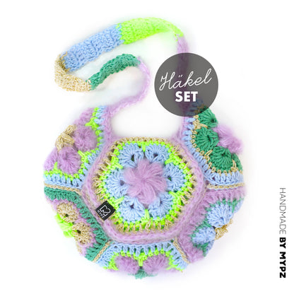 Crochet kit - MYPZ hexagon bag Cocktail (ENG-NL-DE)