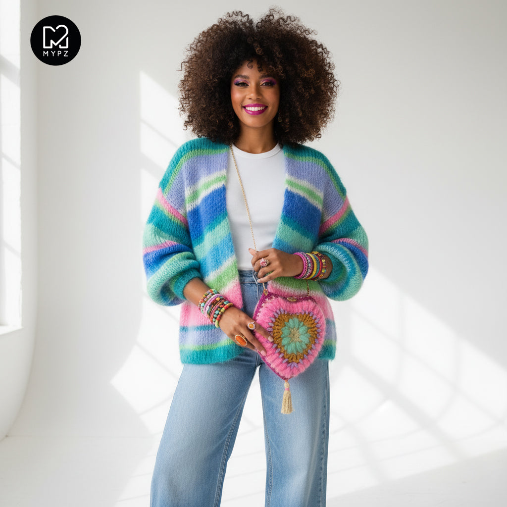 Patrón de crochet - Bolso corazón 3D MYPZ (ENG-NL-DE-FR-ES)