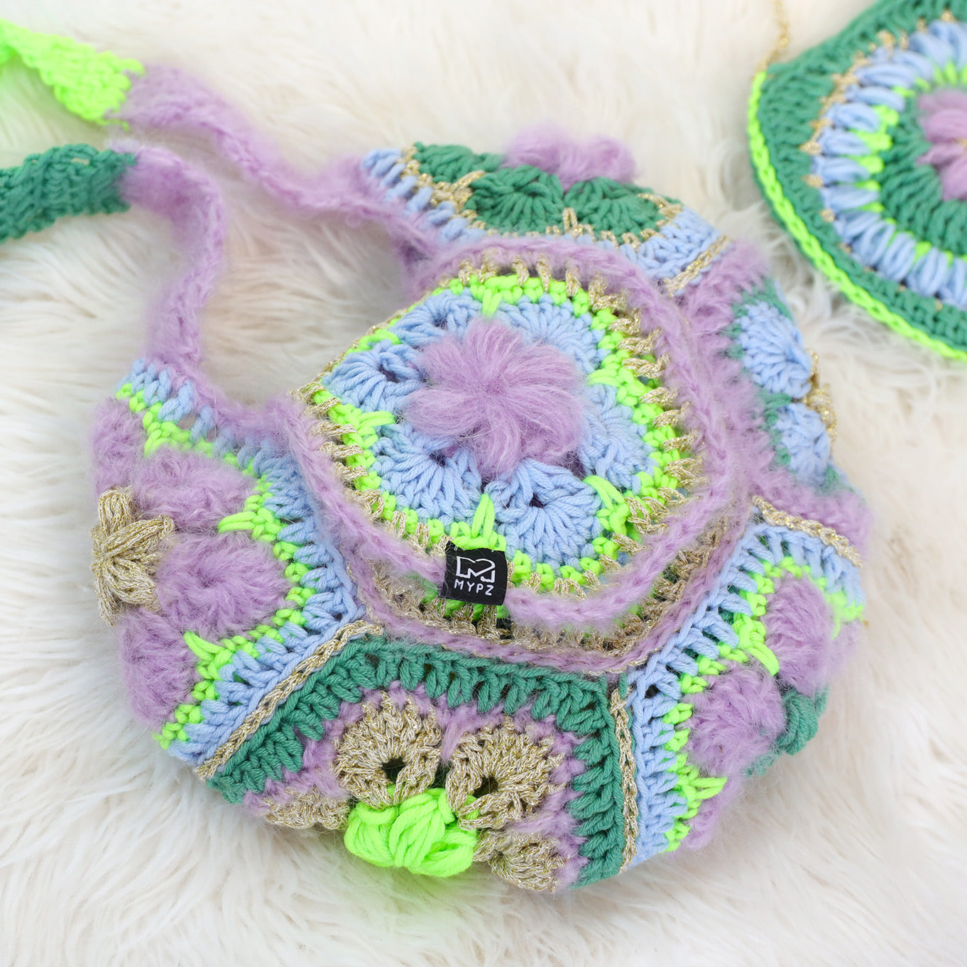 Crochet kit - MYPZ hexagon bag Cocktail (ENG-NL-DE)