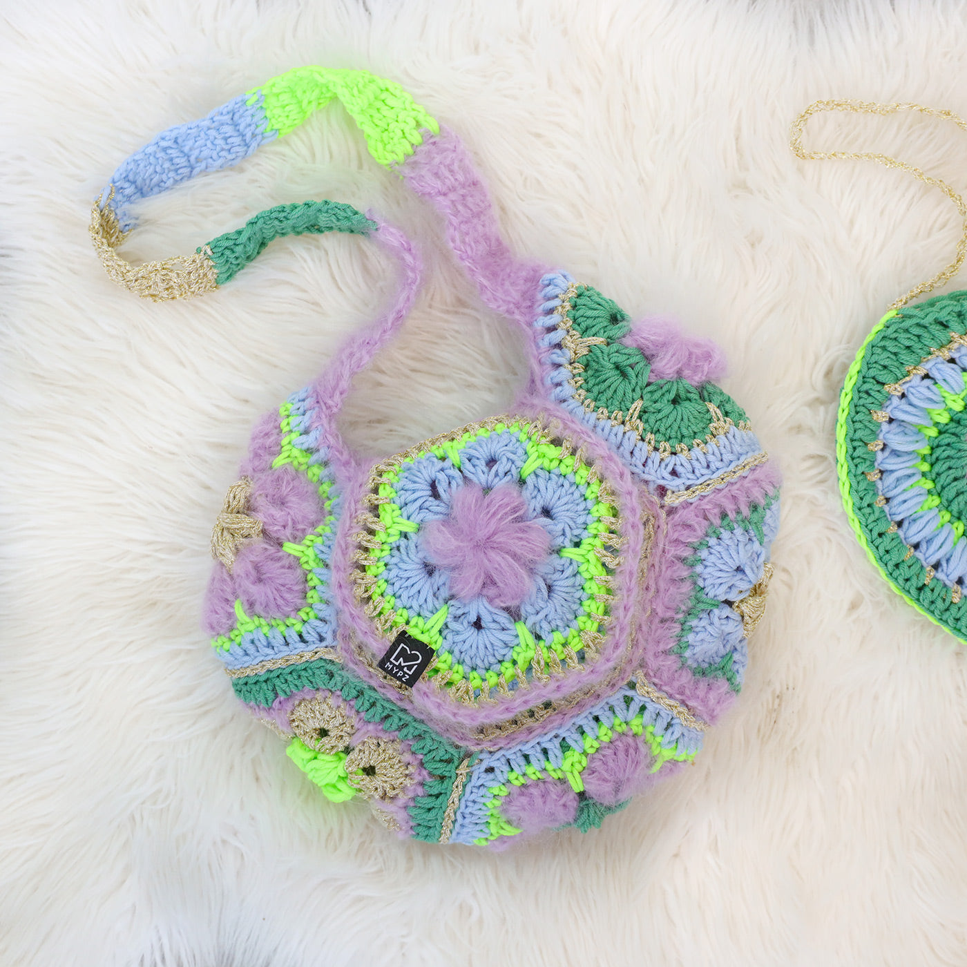 Crochet kit - MYPZ hexagon bag Cocktail (ENG-NL-DE)