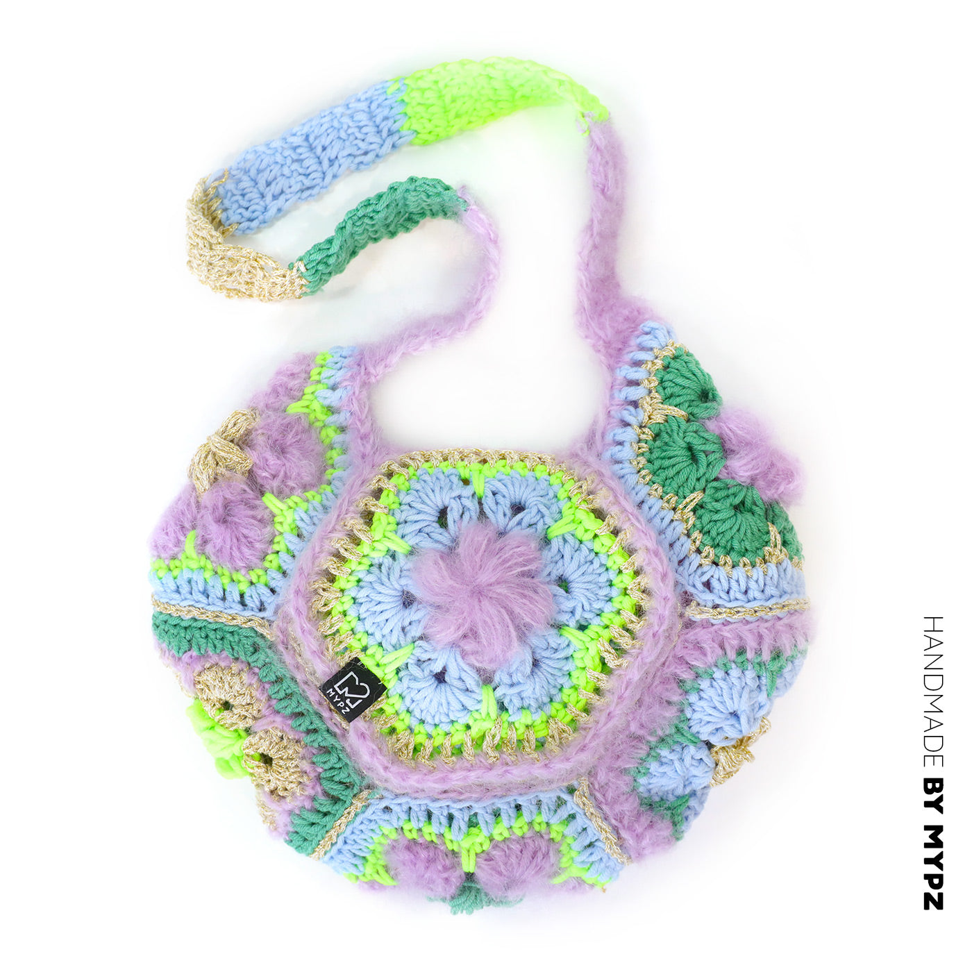 Crochet kit - MYPZ hexagon bag Cocktail (ENG-NL-DE)