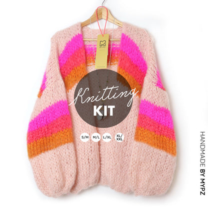 Kit para tejer – MYPZ Chunky Mohair Cardigan Piece No.15 (ENG-NL)