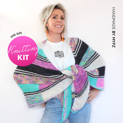 Knitting Kit - Wings of Color Shawl No6 (ENG-NL)